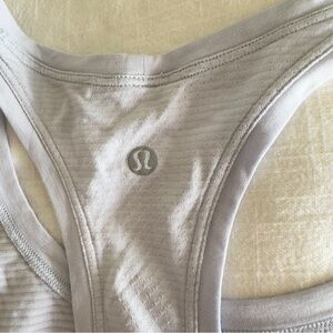 lululemon athletica Light Gray Sports Bra